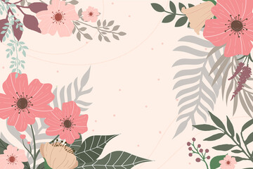 flower background pattern illustration vector 