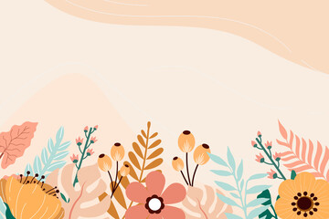 flower background pattern illustration vector 
