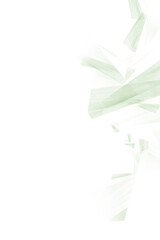 Grünes Origami malerisch und abstrakt dargestellt, mit Überlagerungen und Textur, Hintergrund