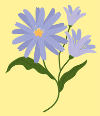 Spring flower illustration