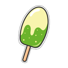 ice cream in stick patch