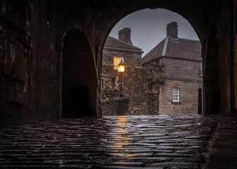 Fototapeta premium Old gothic castle in scotland highland - tourism and history