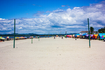 Red de Voleibol, maravillosa Playa de Cojimíes Manabí