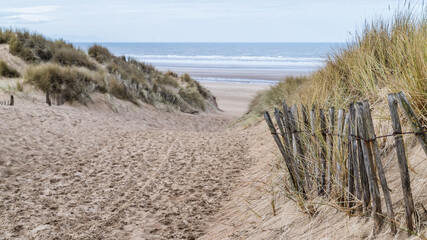 Formby beach thoroughfare