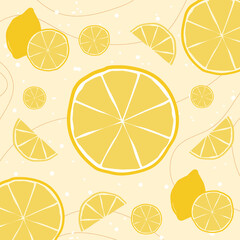 fruit background pattern illustration vector 