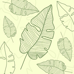 plant  background flat illustration vector 