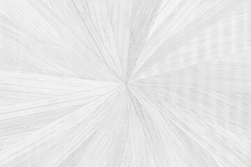 White straw marquetry in radial sunburst pattern