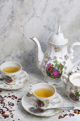 Retro-vintage porcelain tea sets