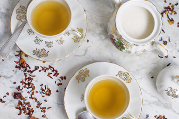Retro-vintage porcelain tea sets