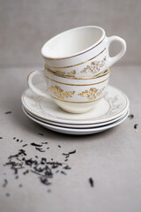 Retro-vintage porcelain tea sets