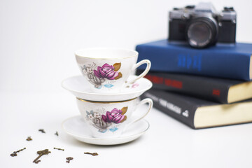 Retro-vintage porcelain tea sets