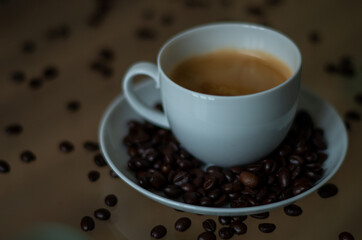 Kaffeetasse mit Kaffee