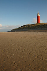 Fototapeta na wymiar Leuchtturm auf Texel
