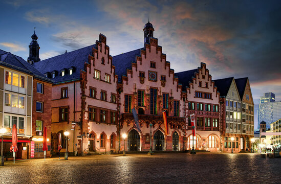 R&ouml;merberg und Rathaus R&ouml;mer, Frankfurt am Main Altstadt