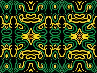 Fabric ornamental stripes