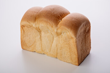 Bread homemade isolated on white background