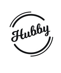 HUBBY typography, vector, template, icon, image, infographic, minimal, logotype graphic design.