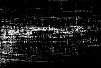 Scratched Grunge Urban Background Texture Vector. Dust Overlay Distress Grainy Grungy Effect. Distressed Backdrop Vector Illustration. Isolated Black on White Background. EPS 10.
