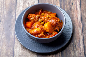 Chicken Afritada (Solo) (Spanish-style Chicken Stew) is a well known Filipino dish that is cooked...