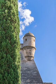 Bartizan of the bastion of Sant Pere  in Palma de Mallorca, Spain