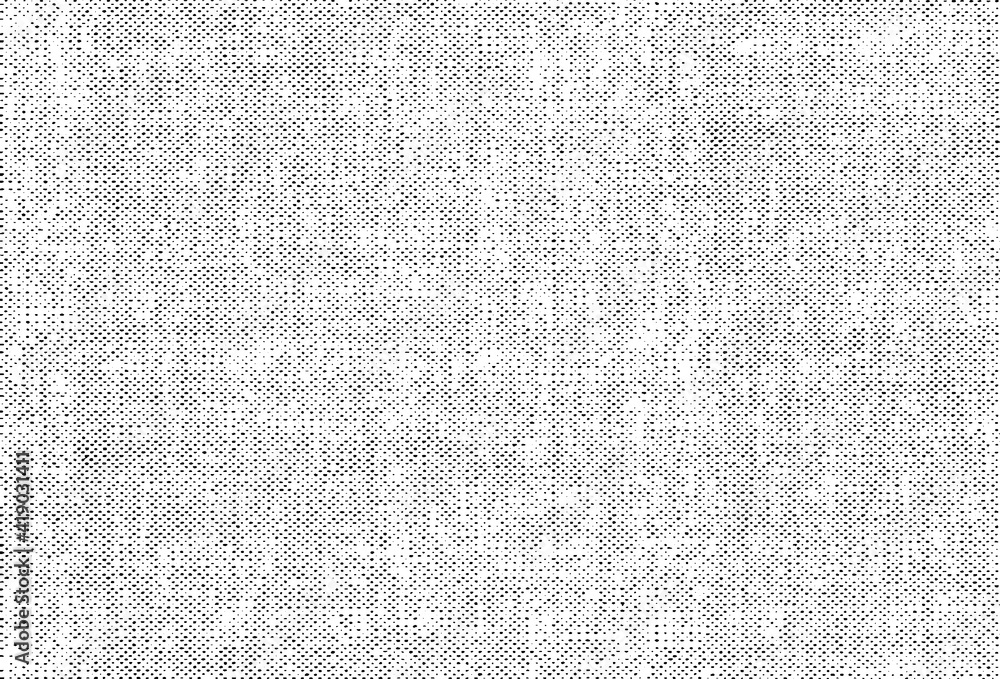 Poster vector fabric texture. distressed texture of weaving fabric. grunge background. abstract halftone ve