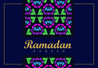Ramadan Kareem Islamic designs, ornaments, lanterns, with Arabic calligraphy and patterns, which are exclusive. eps 10