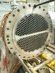 Heat exchanger which has been cleaned.