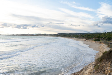 Obraz premium Blue sea water background