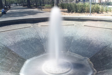 Fuente ubicada en bellas artes 