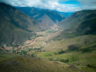 Fototapeta na wymiar ollaytaytambo valley cusco Peru