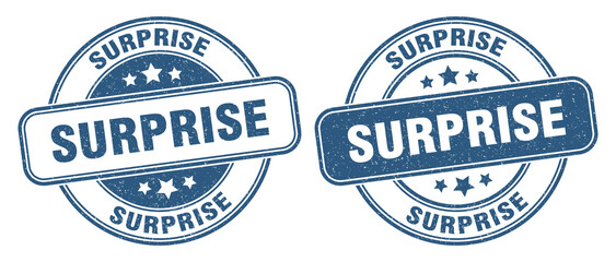 Obraz premium surprise stamp. surprise label. round grunge sign