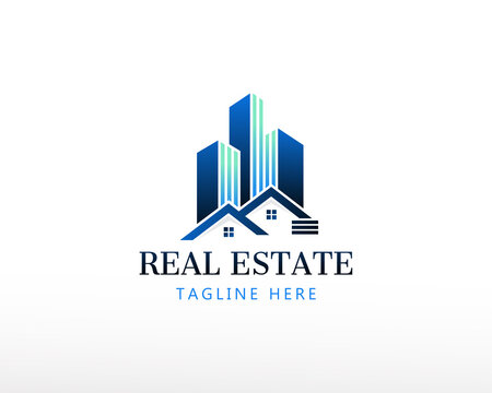 real estate logo building logo city logo creative building logo