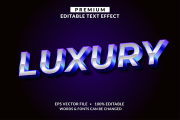 Luxury, Premium Editable Text Effect Font style