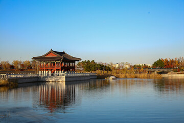 Korean traditional style architecture 한국 전통풍의 건축물