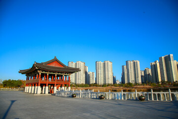 Korean traditional style architecture 한국 전통풍의 건축물