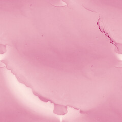 Obraz premium Alcohol ink pink seamless background. Paint