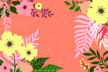 Floral Background Illustration 2