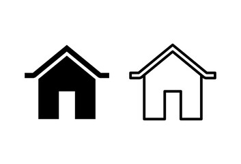 Obraz premium House icon set. Home icon vector