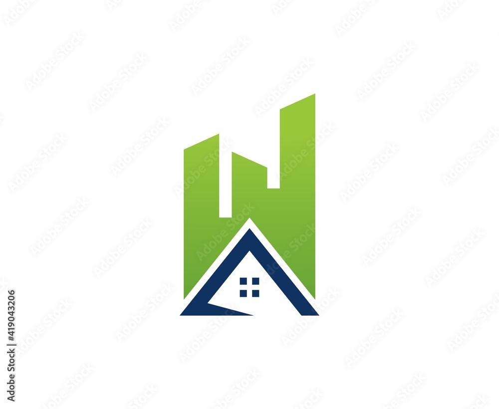 Canvas Prints real estate logo