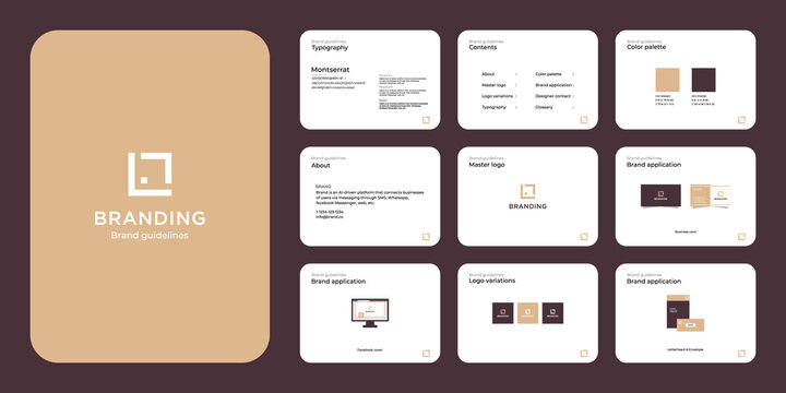 Minimalist Luxury Brand Guide Template