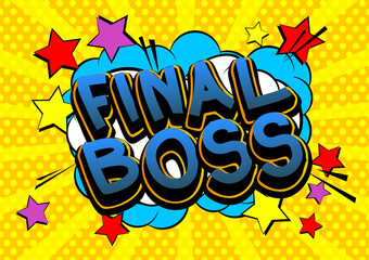 Pc or Console gaming, Streaming Gamer related words, quote on Comic book style background. Poster, banner, template. Cartoon explosion expression. Vector illustrated.