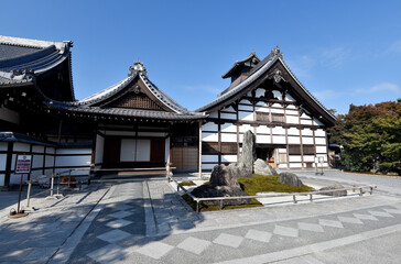 Fototapeta premium 天龍寺 庫裡と玄関 京都市