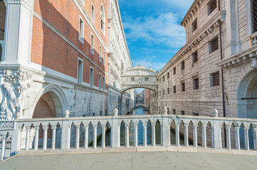 Naklejka premium Venice - Bridge of Sighs (Ponte dei Sospiri) , Italy