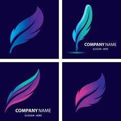 Feather logo images