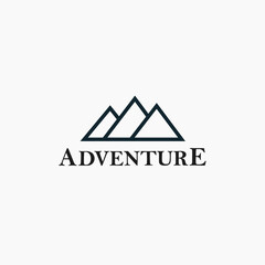 Travel Logo. Creative Adventure Travel Logo