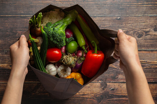 healthy vegetables on wooden table,World food day