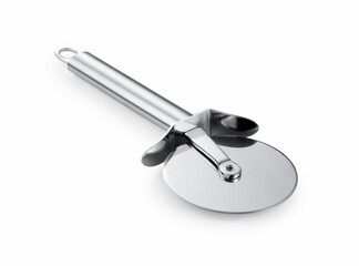 Pizza cutter placed on a white background