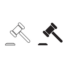 auction web icon. vector design