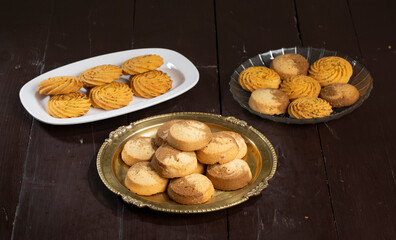 Healthy Homemade Sweet Cookies or Biscuits Also Know as Nan Khatai