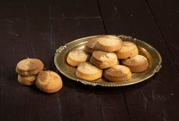 Healthy Homemade Sweet Cookies or Biscuits Also Know as Nan Khatai